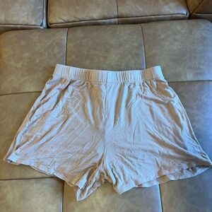 SKIMS Muted Orange Soft Sleep Shorts